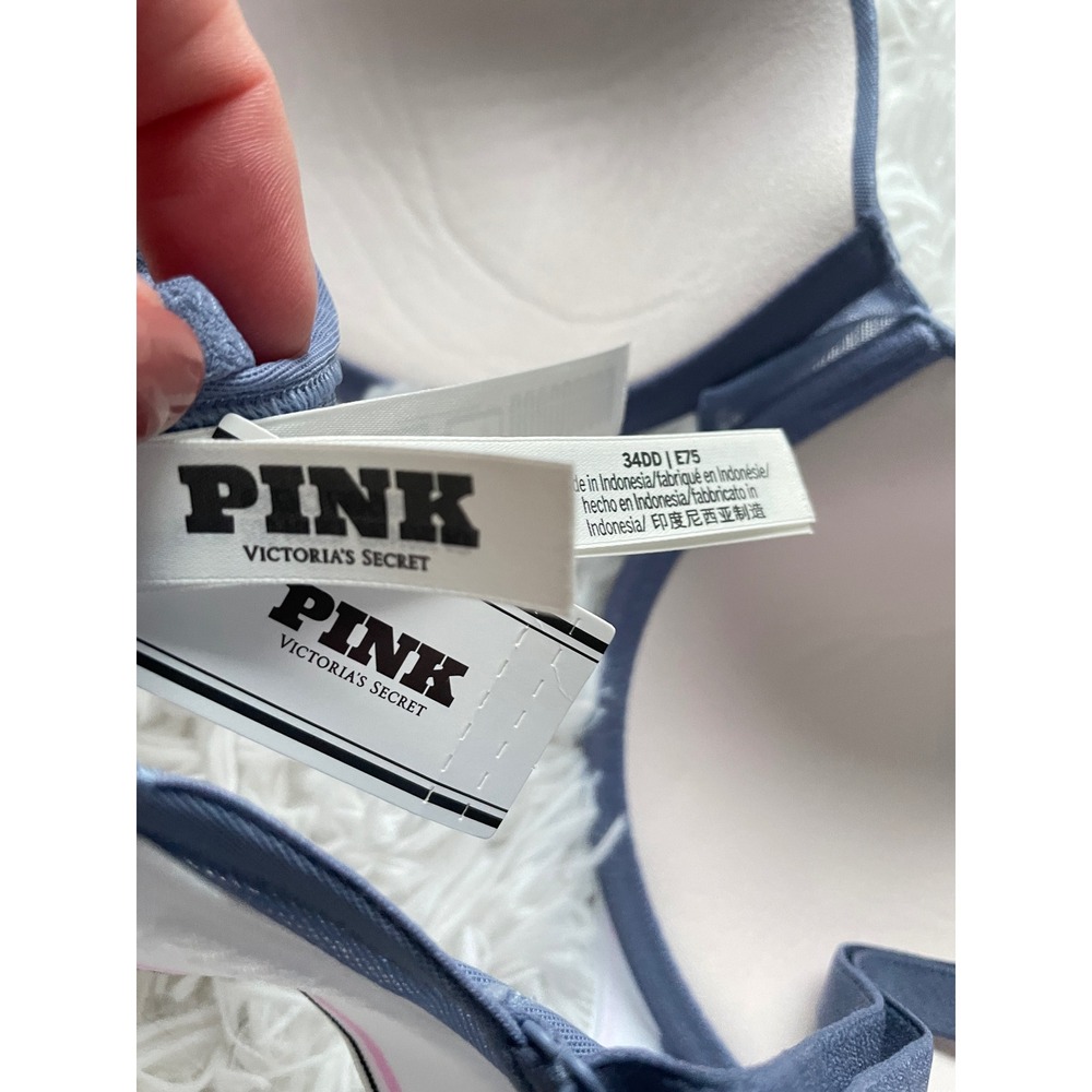 Victoria's Secret PINK Wear Everywhere T-Shirt Lightly Lined Bra - Picture 5 of 6